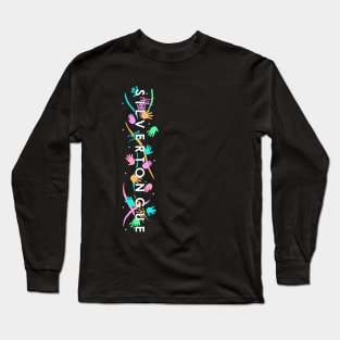 Silvertongue (Vertical) Long Sleeve T-Shirt